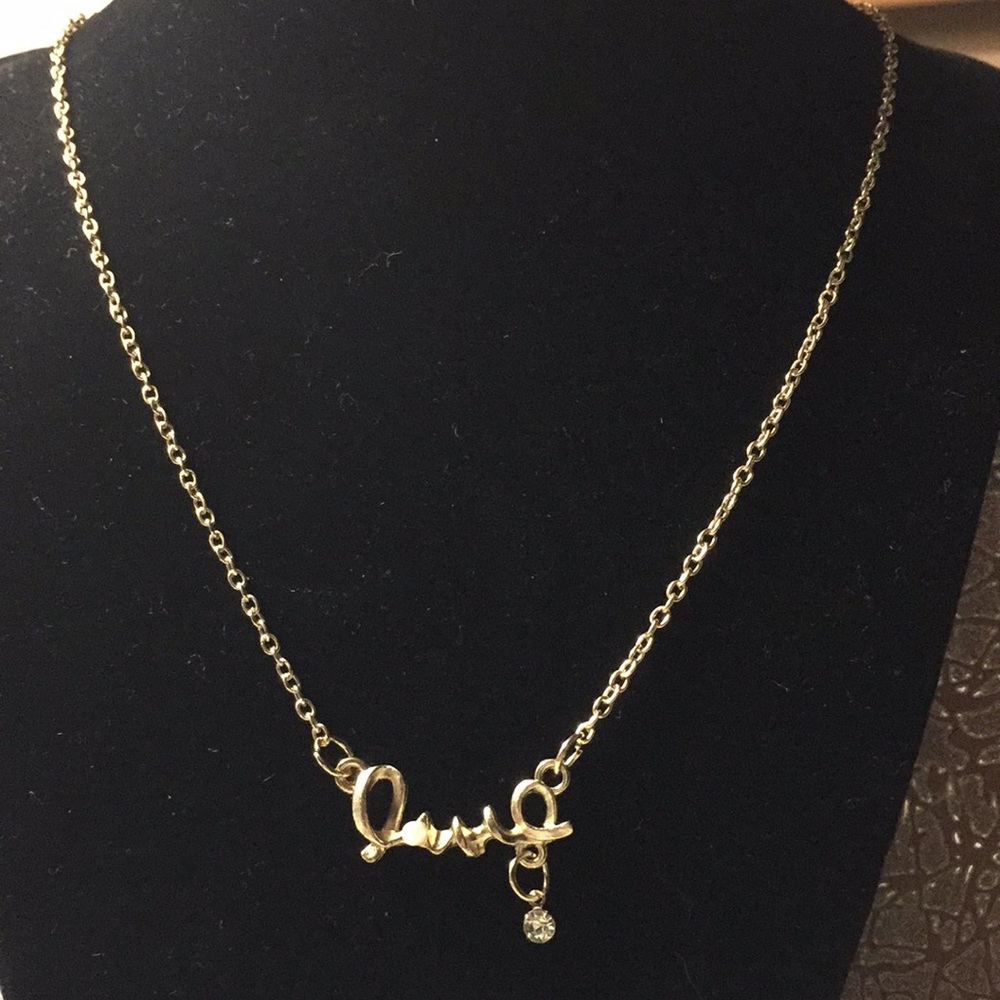 Gold Love Necklace